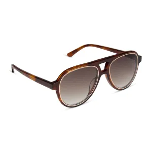 PIA - SALTED CARAMEL TORTOISE   BROWN GRADIENT   POLARIZED SUNGLASSES