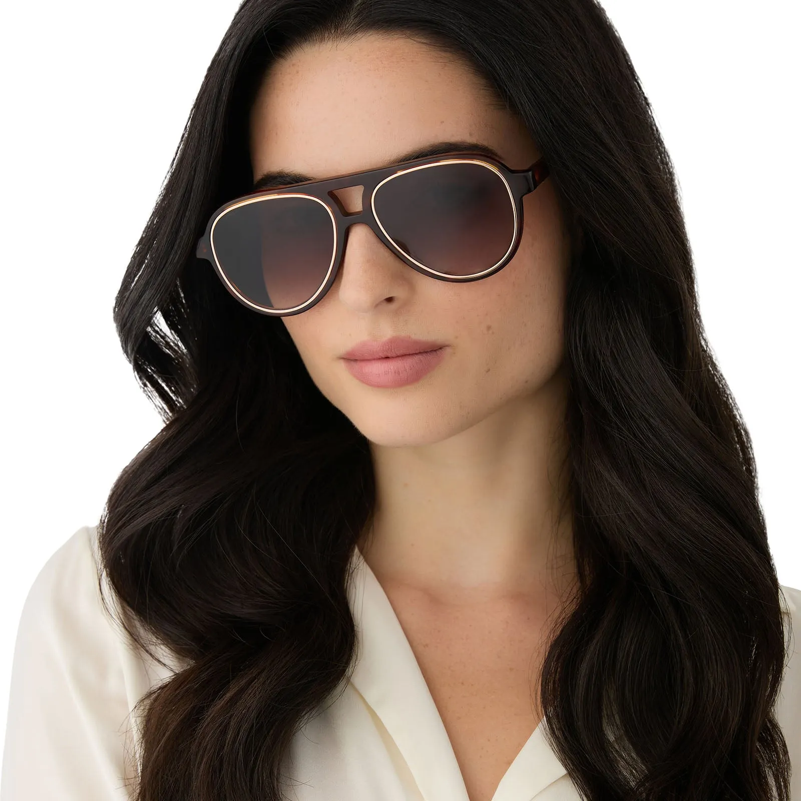 PIA - SALTED CARAMEL TORTOISE   BROWN GRADIENT   POLARIZED SUNGLASSES