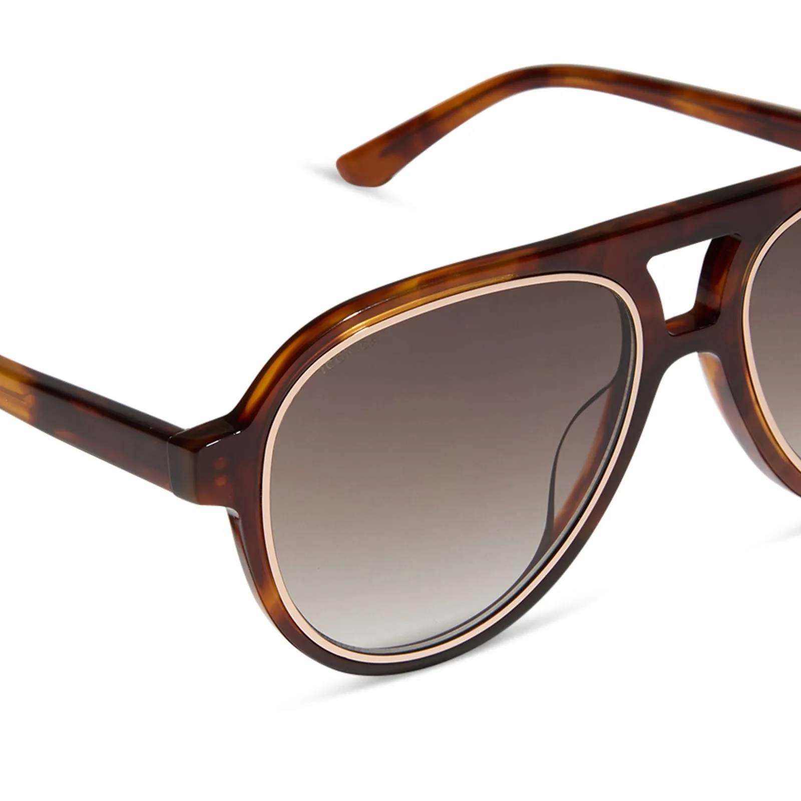 PIA - SALTED CARAMEL TORTOISE   BROWN GRADIENT   POLARIZED SUNGLASSES