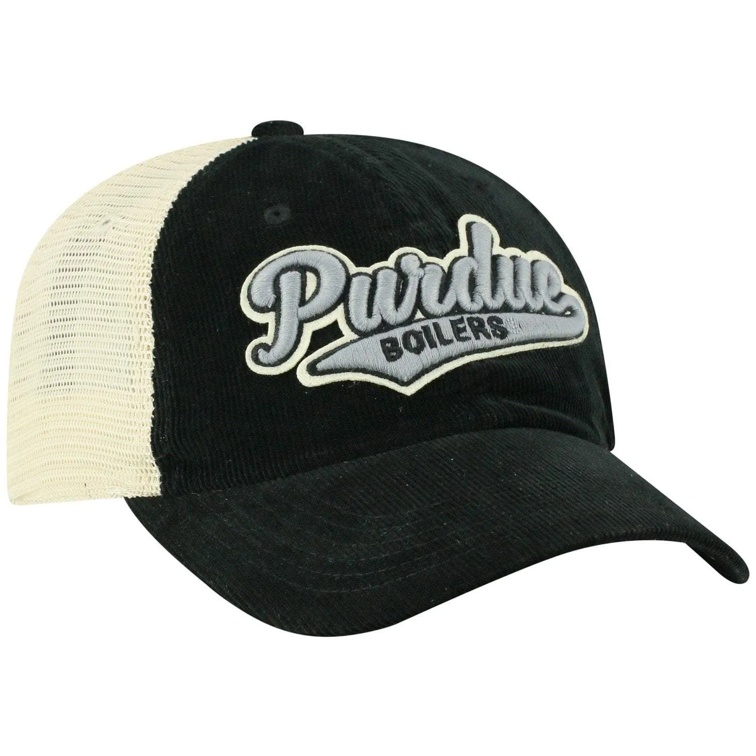 Purdue Boilermakers TOW "Rebel" Corduroy & Mesh Snapback Relax Hat Cap