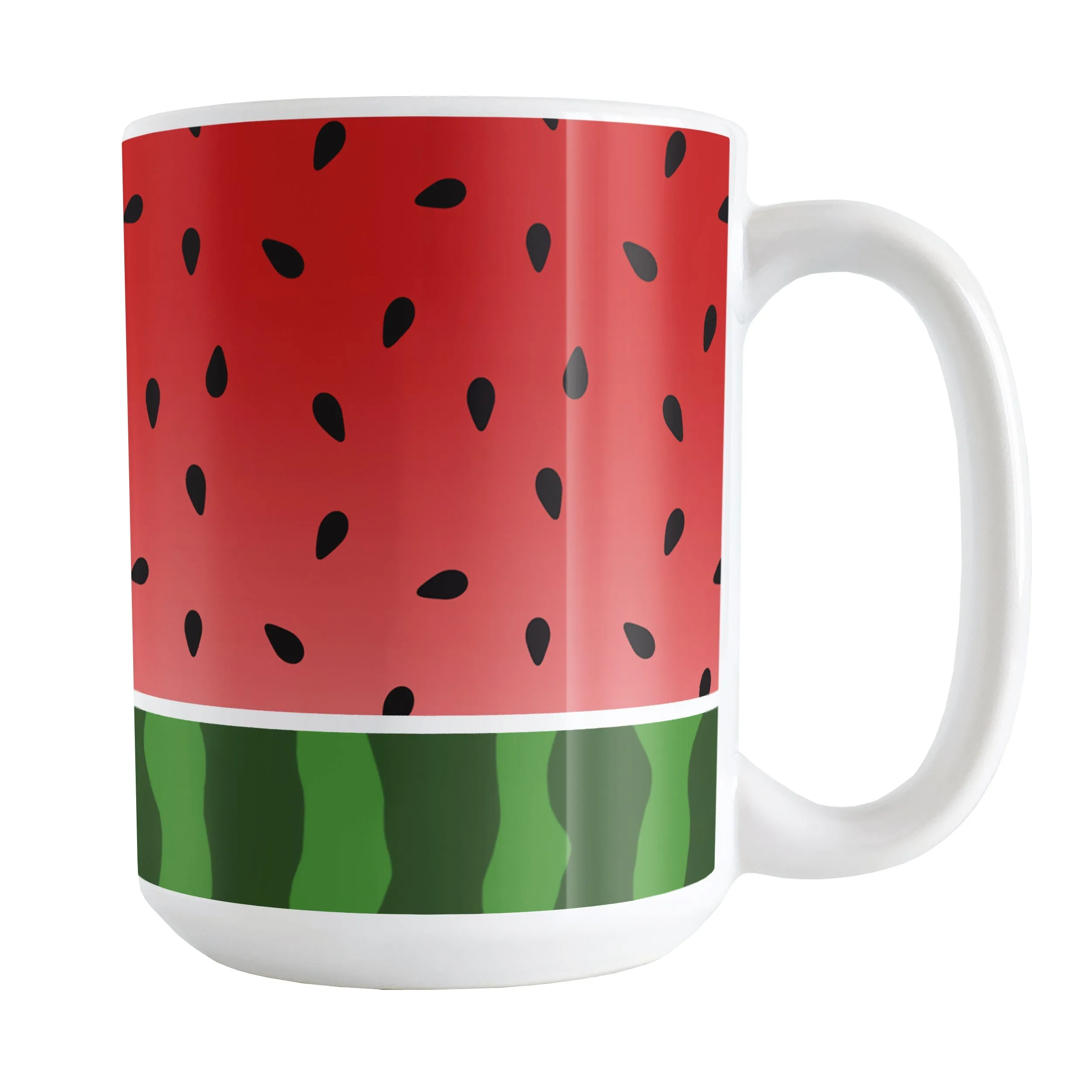 Red and Green Watermelon Mug