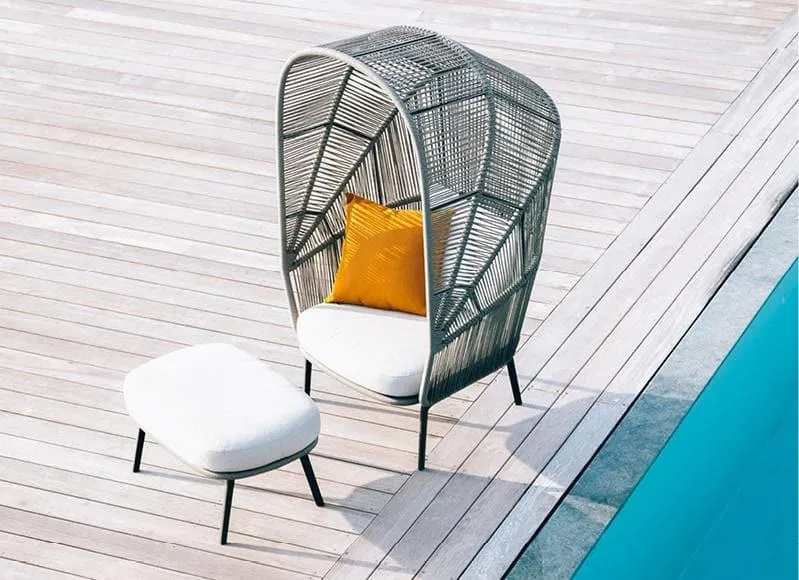 RILLY Cocoon Chair & Footstool 50% Off