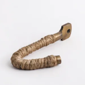 Rope Hook - Jute with Acid Washed Brass