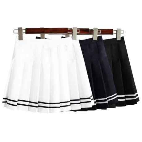 Sailor Preppy Mini Pleated Skirt