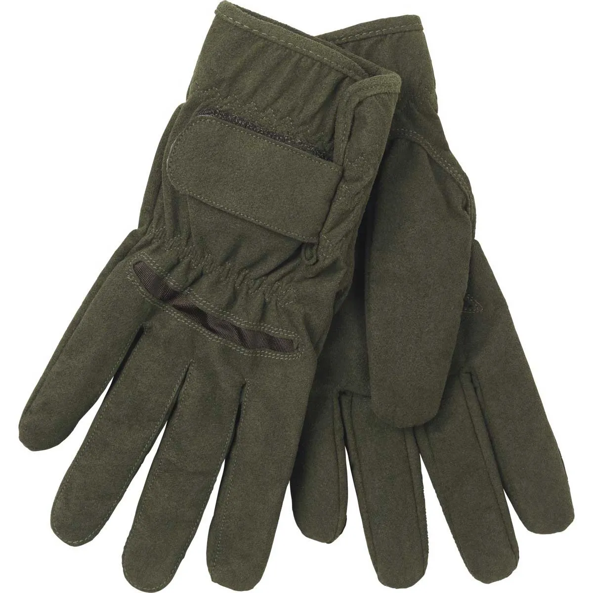 SEELAND Shooting Gloves - Non Slip Palms - Pine green