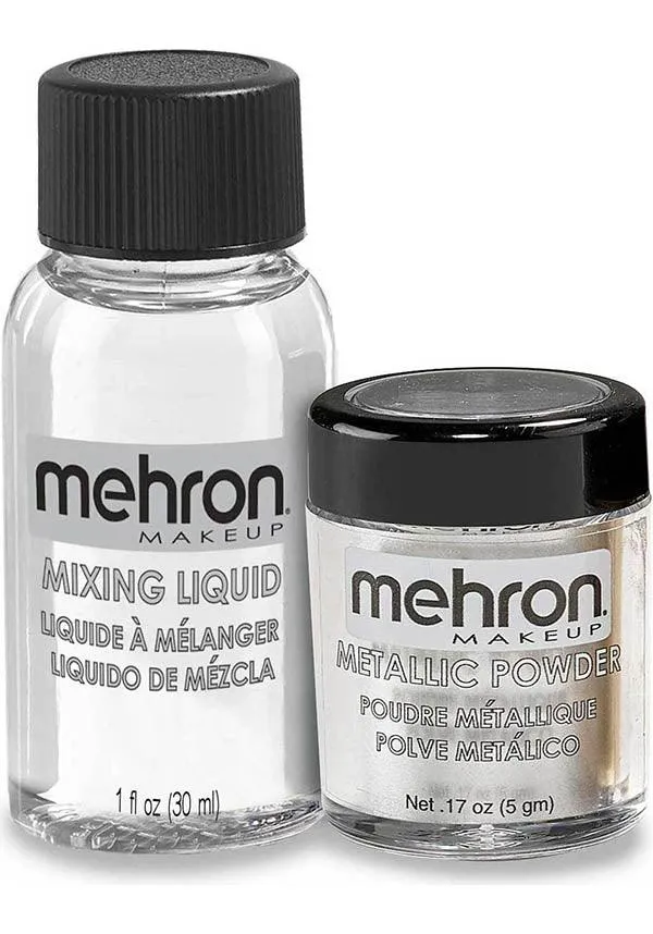 Silver Metallic Powder & Mixing Liquid | SET