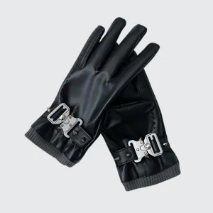 Spiked Leather Gloves