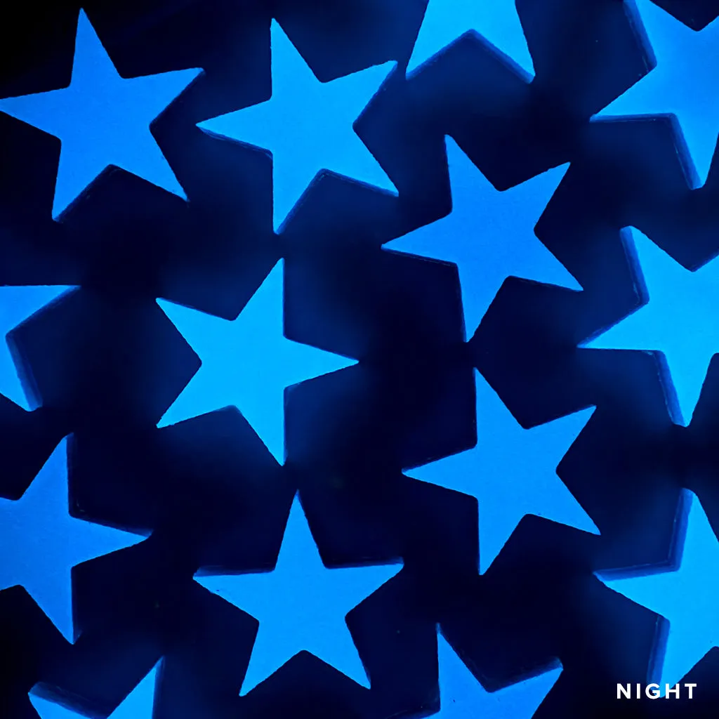 Stars, 2" - Glow in the Dark Pool Mosaics