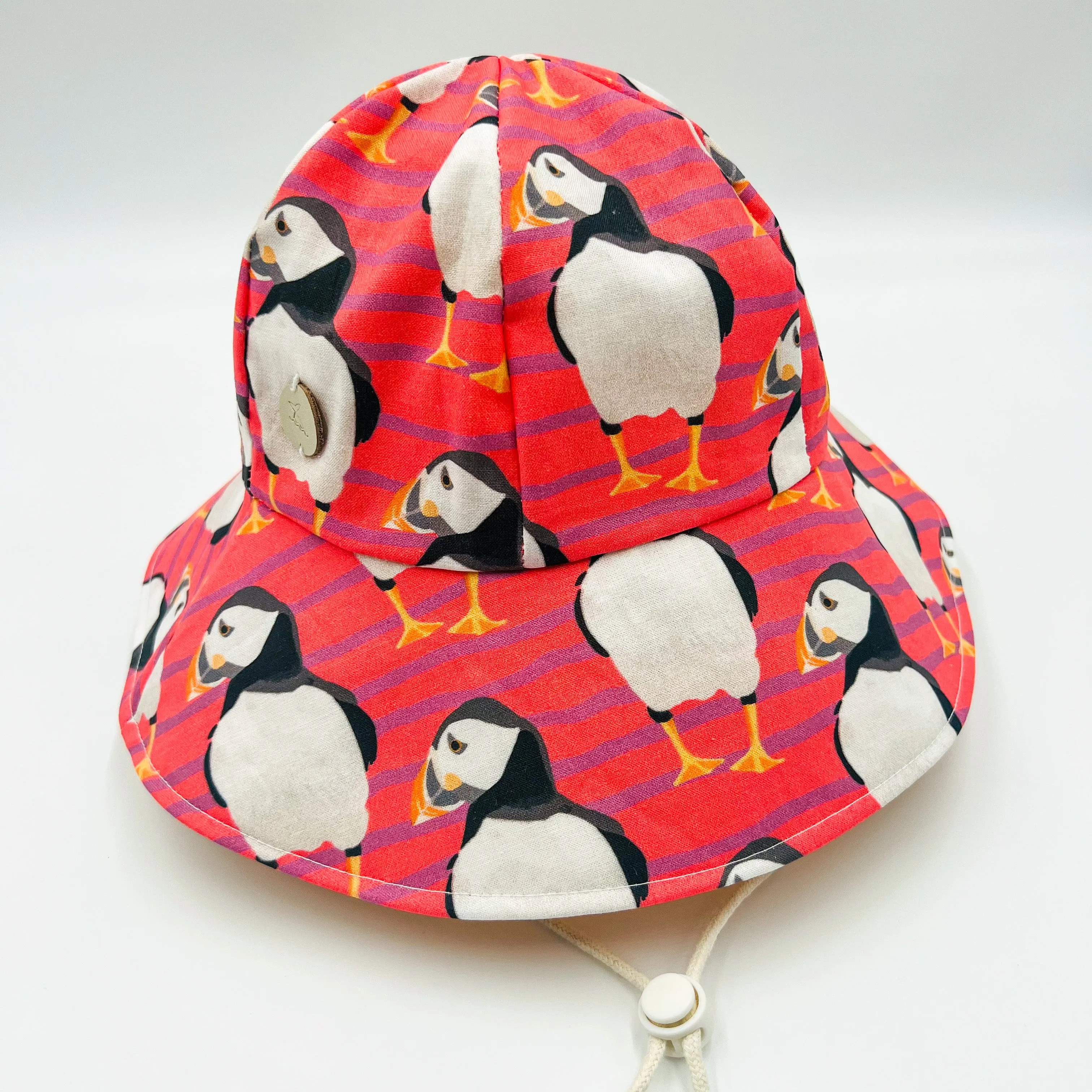 Summer Hat (Coral puffin)