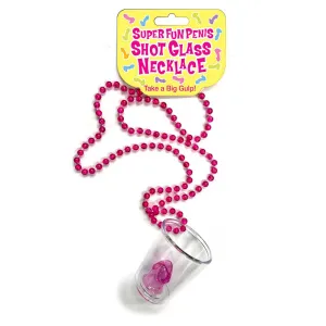 Super Fun Penis Shot Glass Necklace