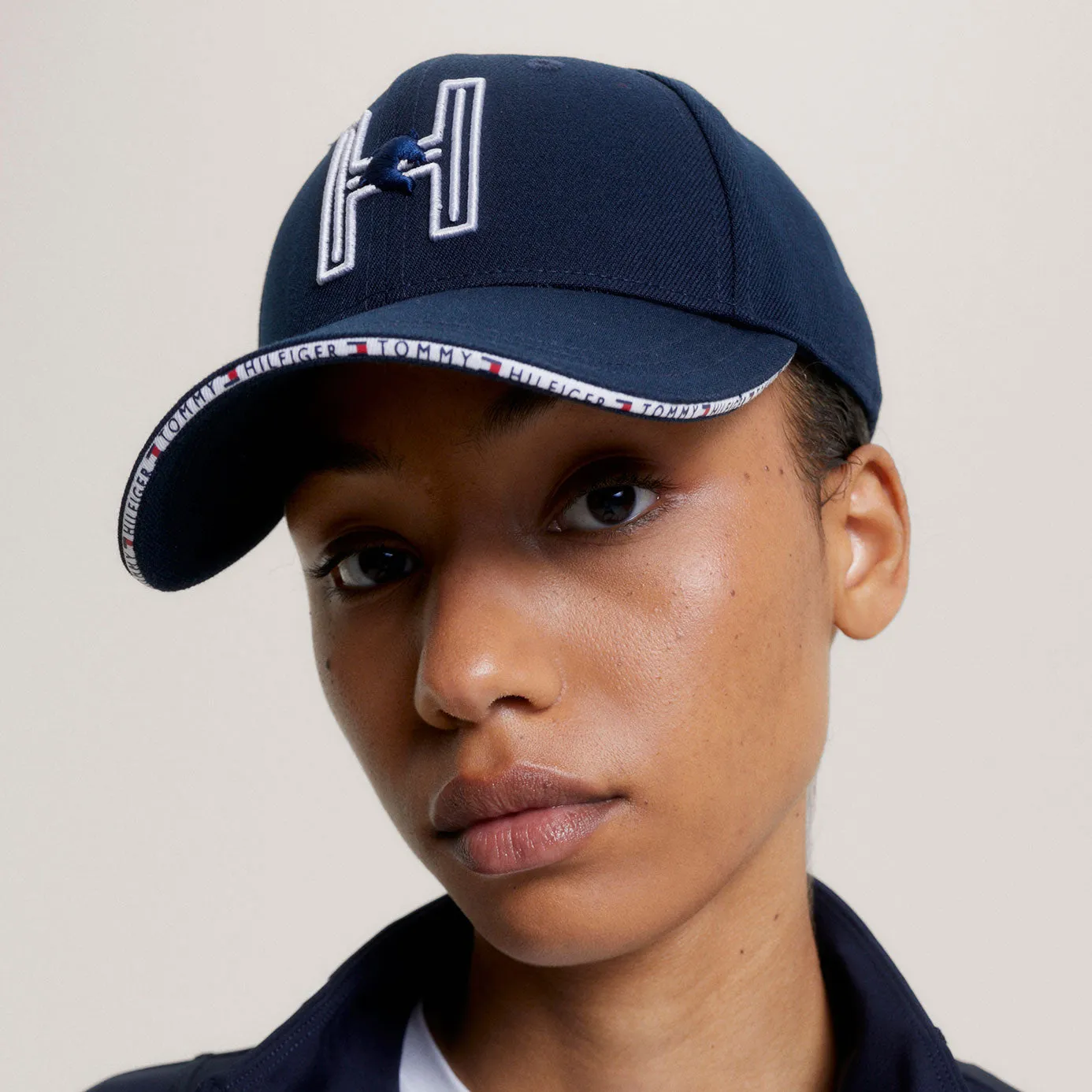 Tommy Hilfiger Toronto H Logo Water Repellent Cap - Desert Sky