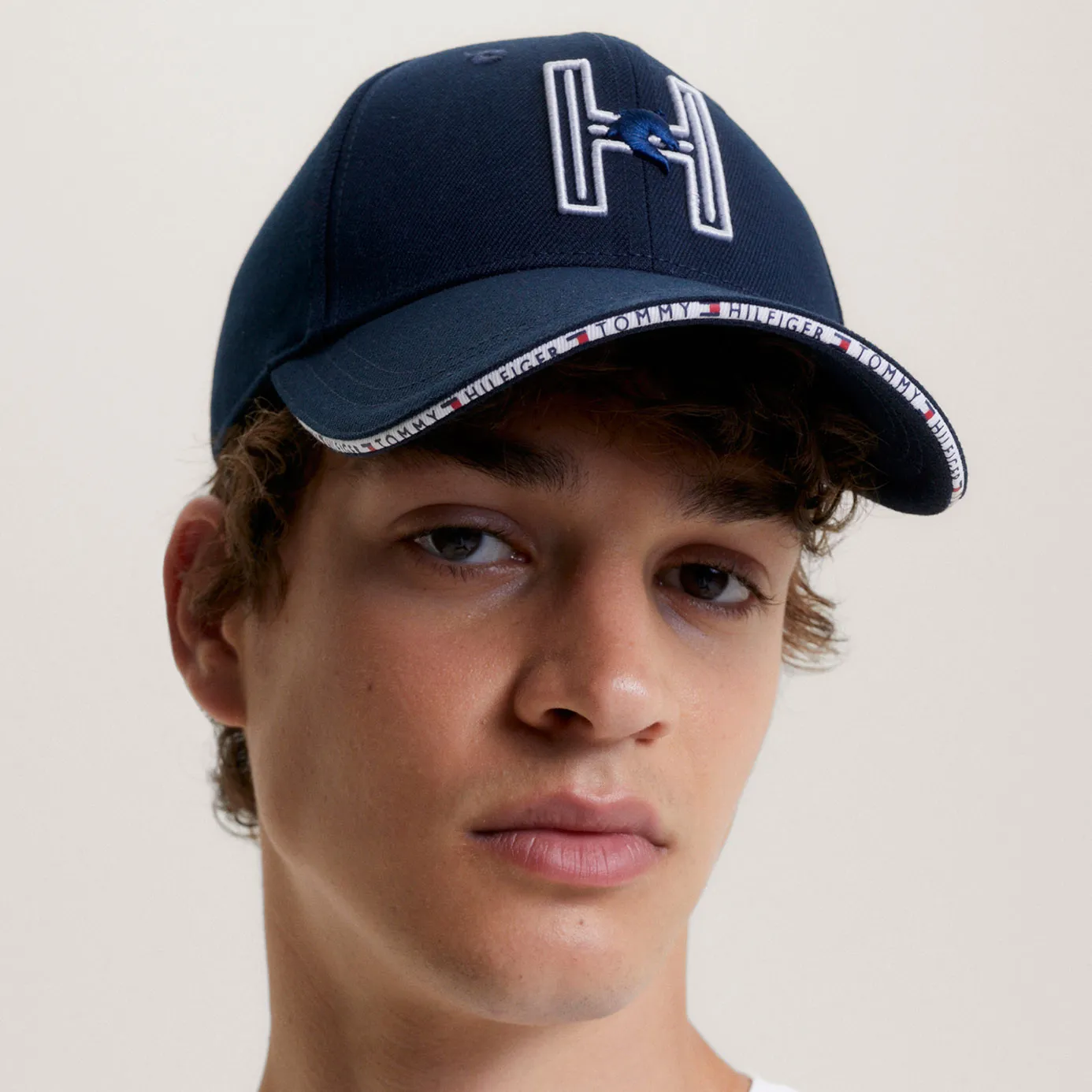 Tommy Hilfiger Toronto H Logo Water Repellent Cap - Desert Sky