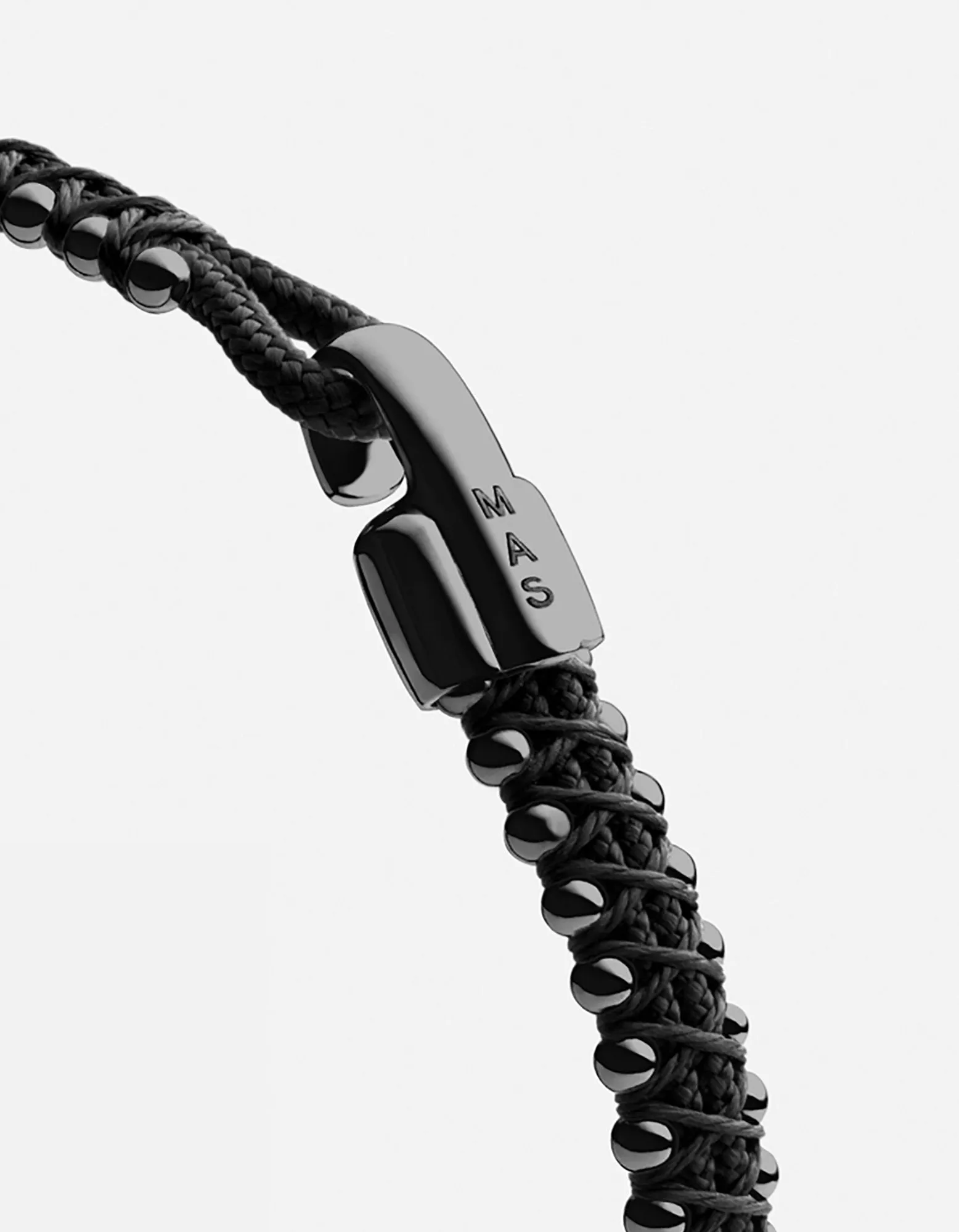 Turner Rope Bracelet, Black Rhodium