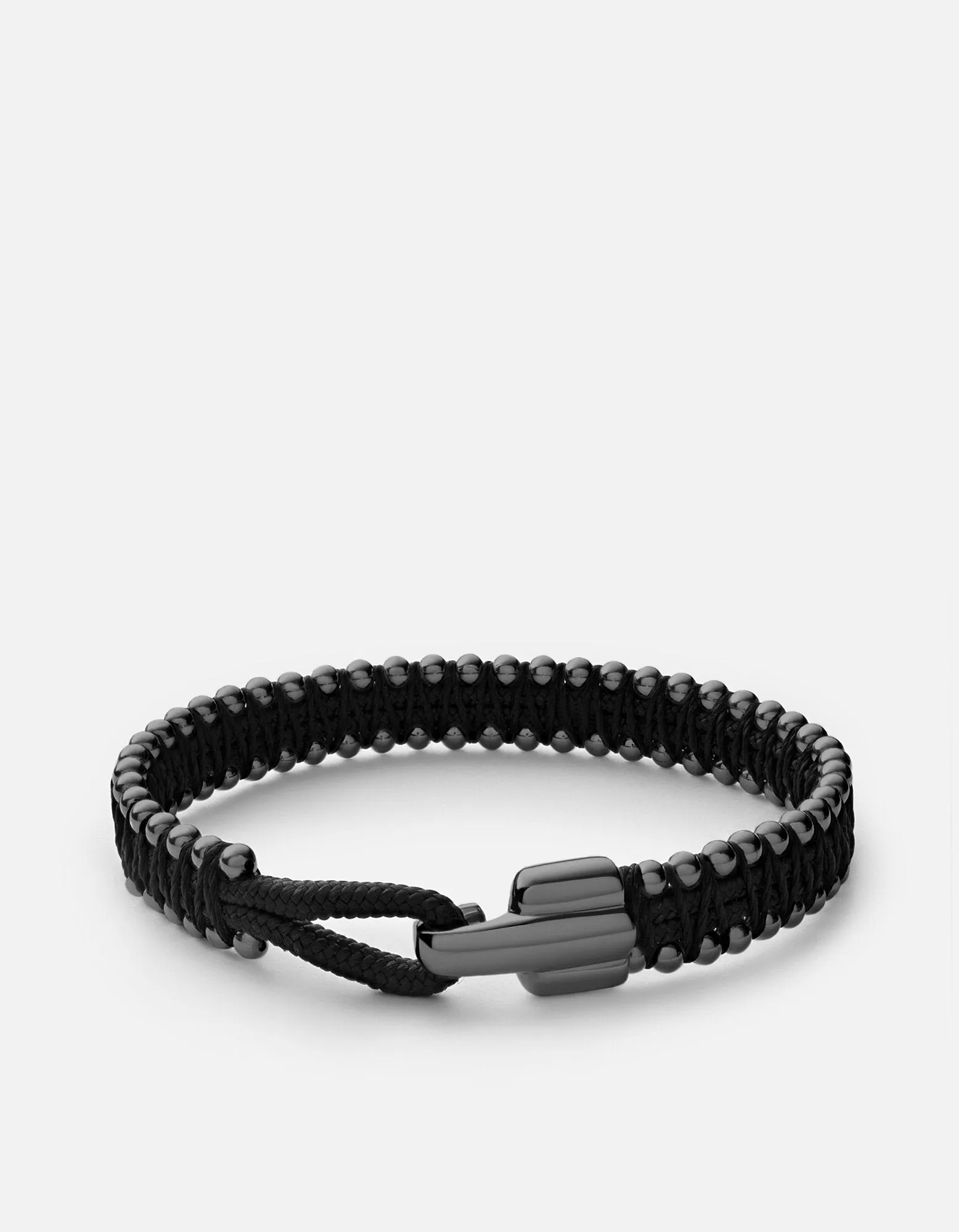 Turner Rope Bracelet, Black Rhodium