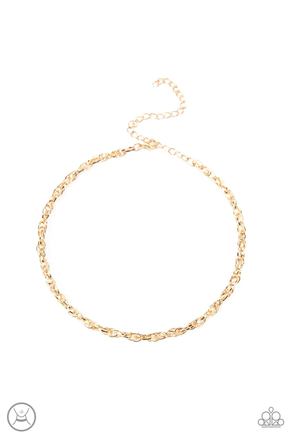 Urban Underdog - Gold Necklace - Paparazzi Accessories