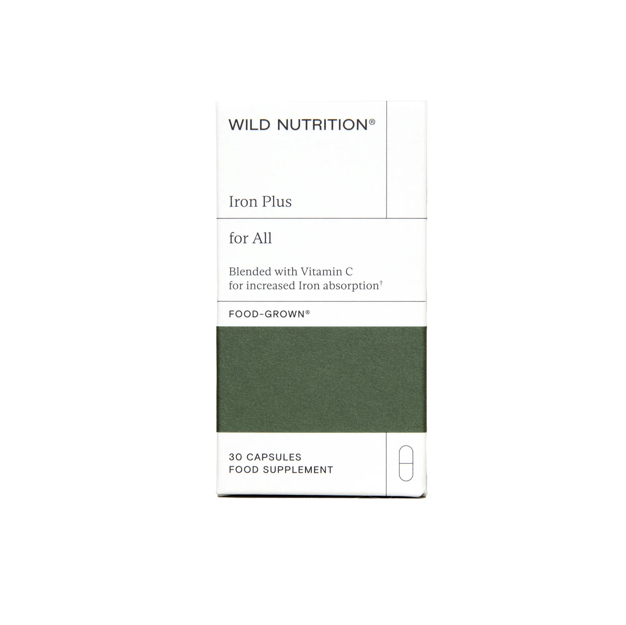 Wild Nutrition Iron Plus 30 caps