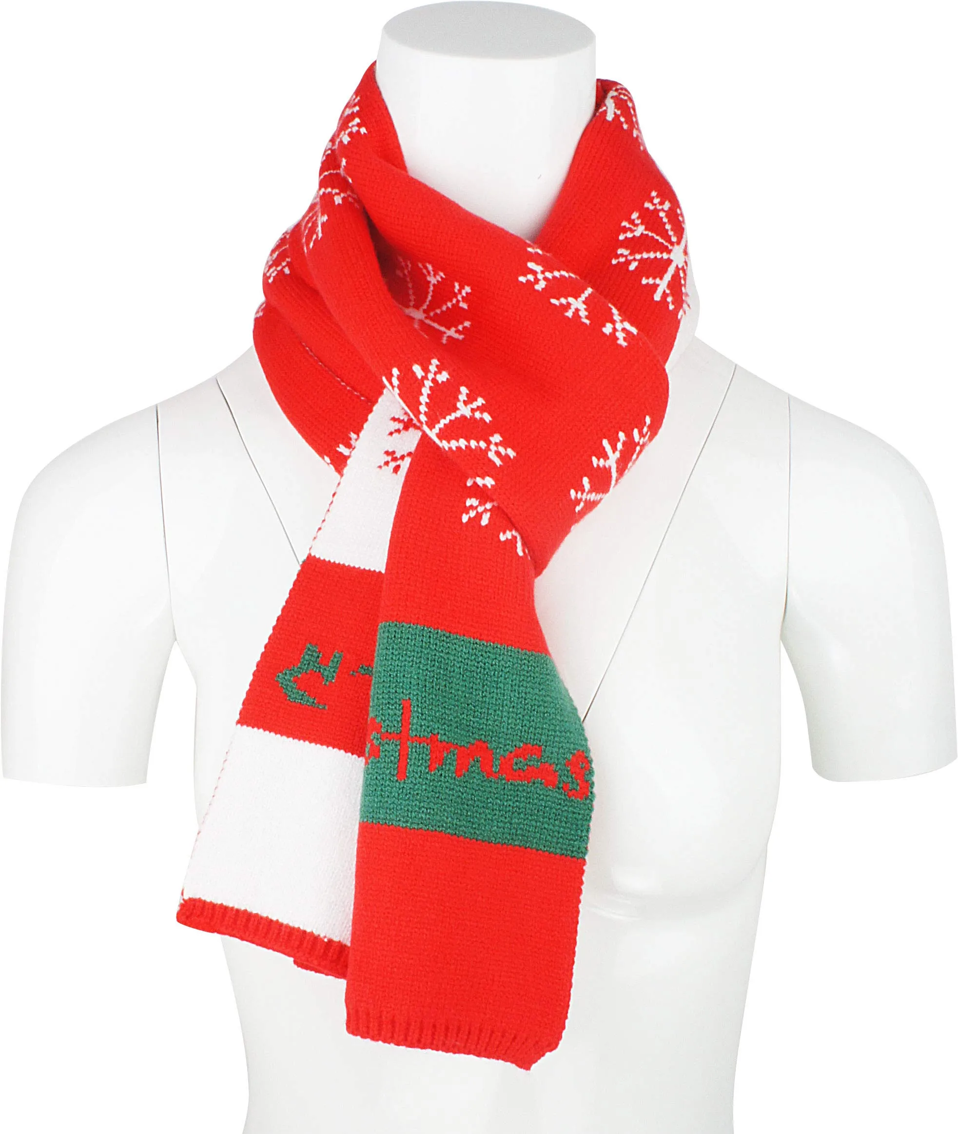 Womens Mens Boys Girls Soft Light Weight Christmas Red Cashmere Scarf