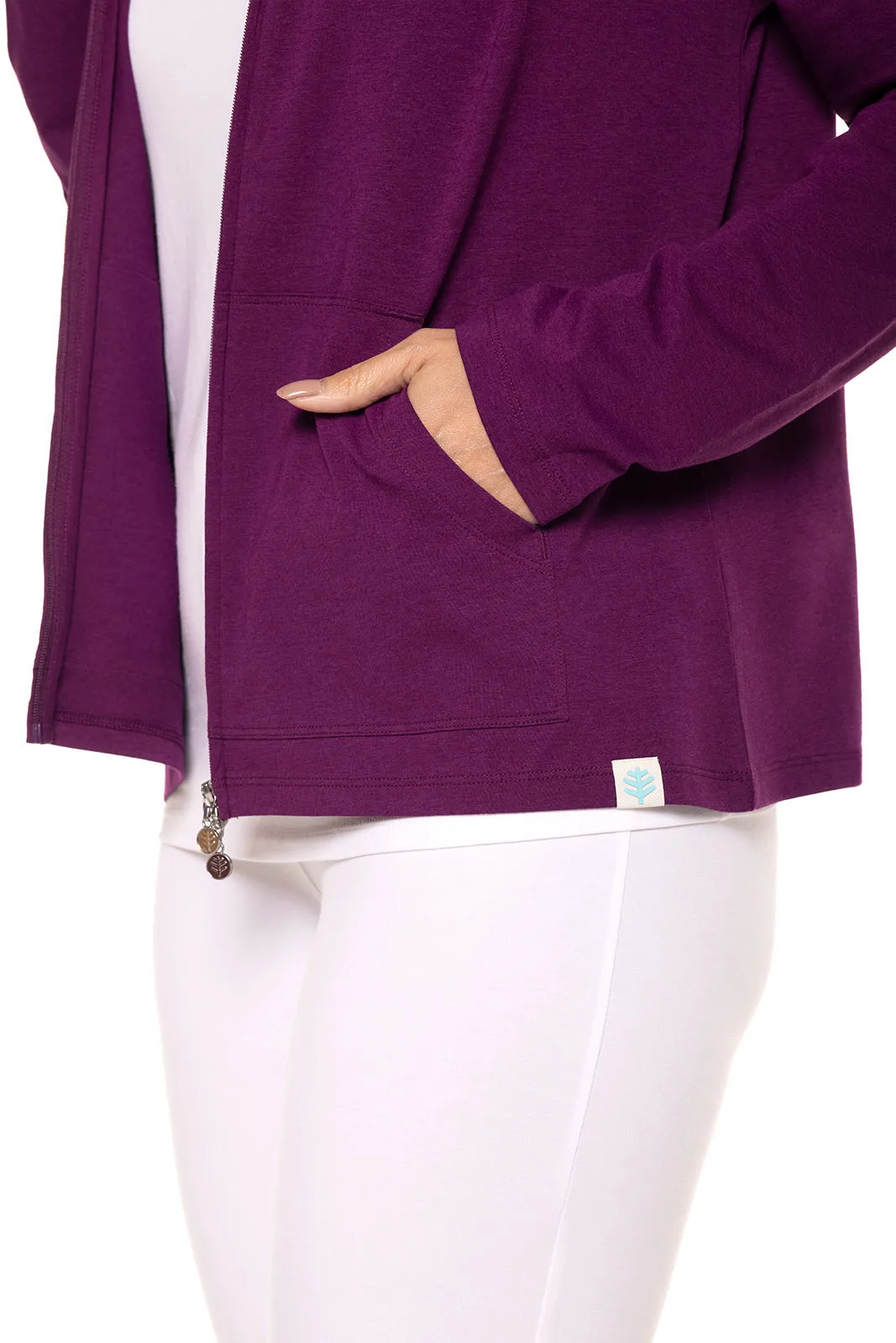 Women's Seaside Hoodie  |  Rich Plum