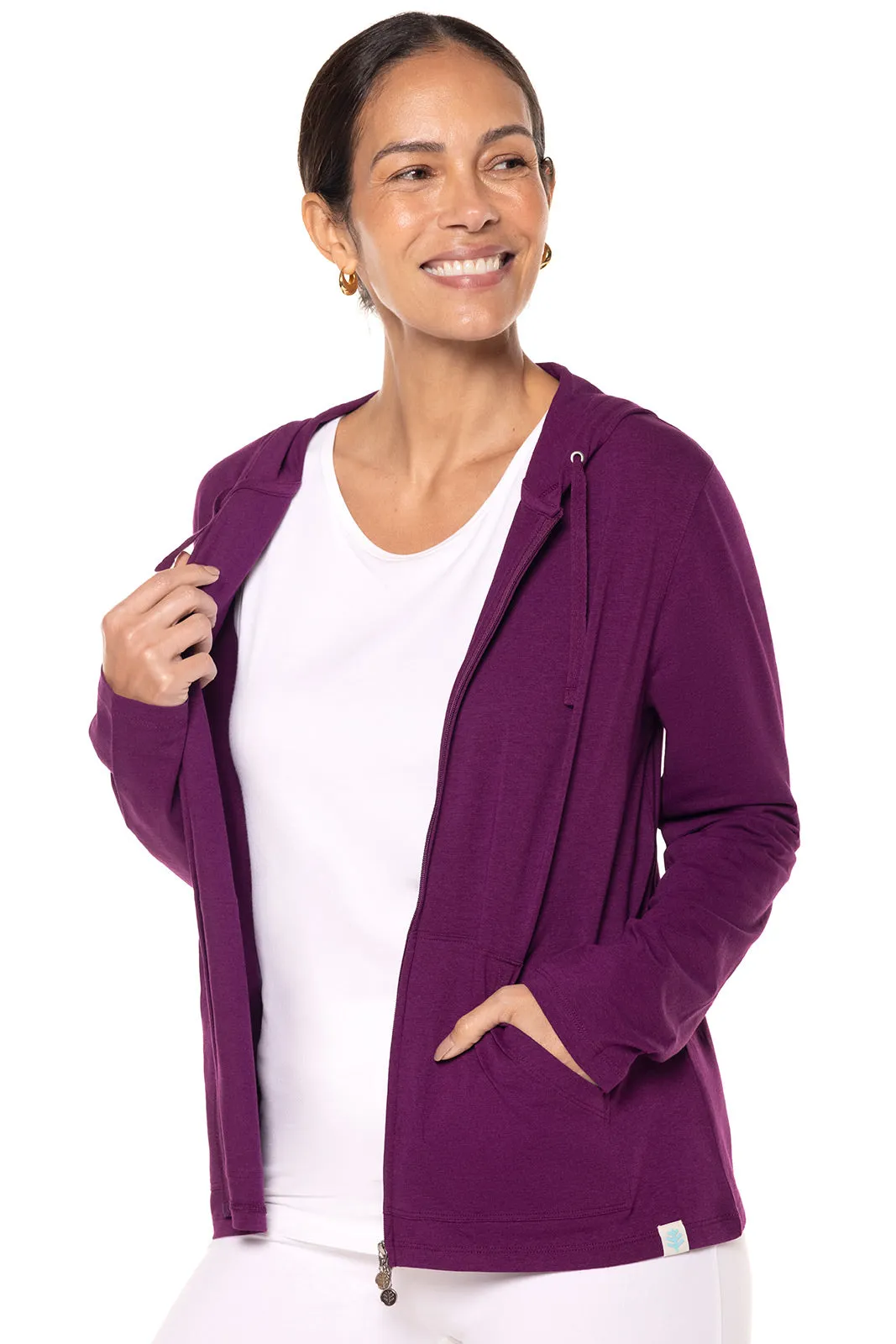 Women's Seaside Hoodie  |  Rich Plum