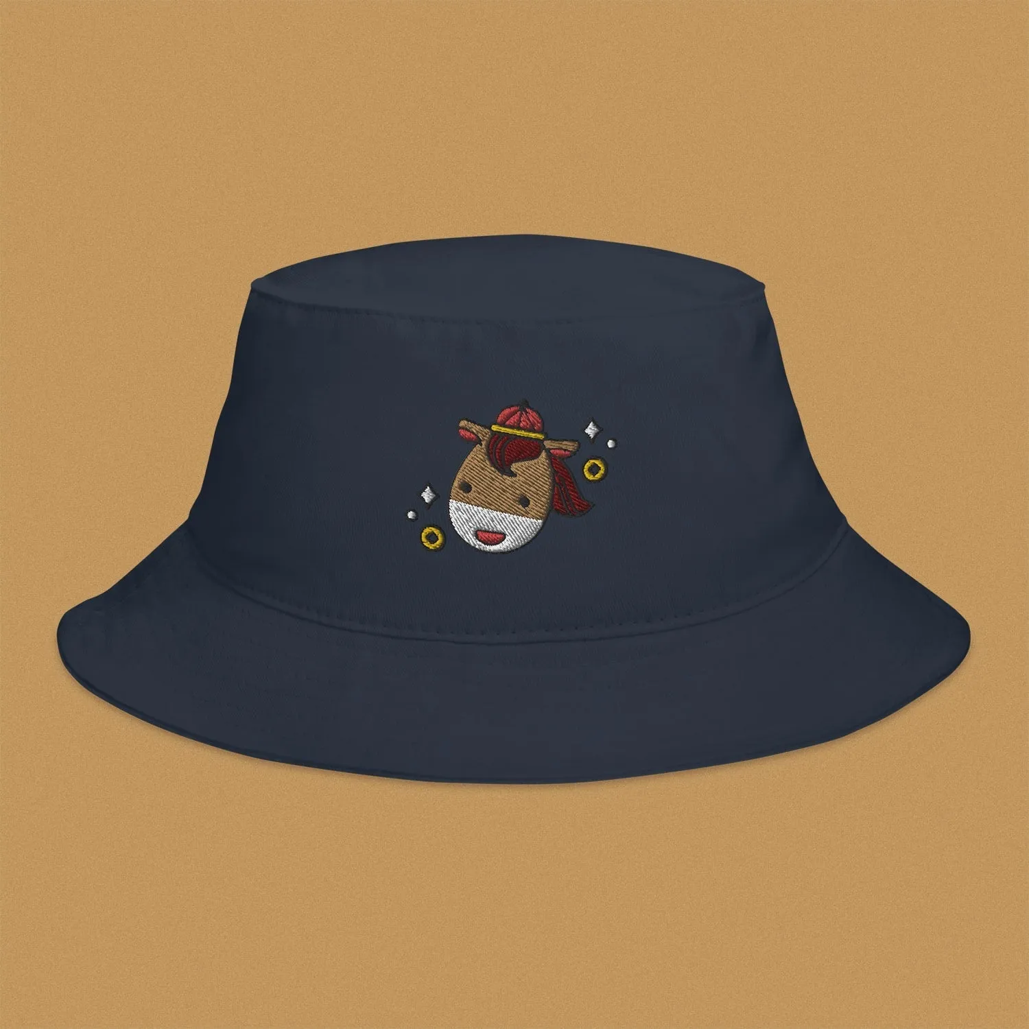 Year of the Horse Embroidered Bucket Hat